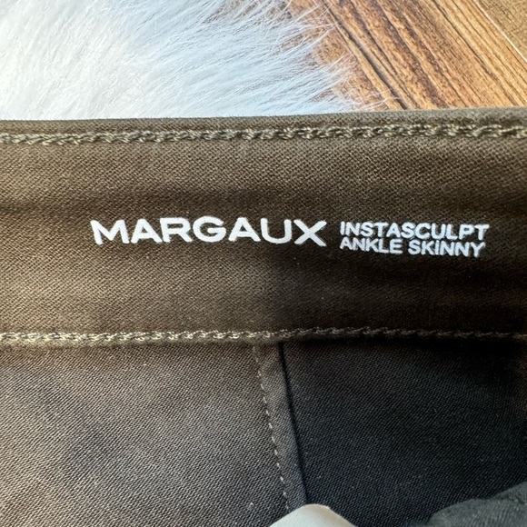 DL1961 Margaux Instasculpt Ankle Skinny McKinney Olive - Picture 4 of 7